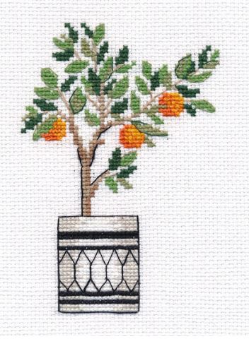 click here to view larger image of Orange Tree (counted cross stitch kit)