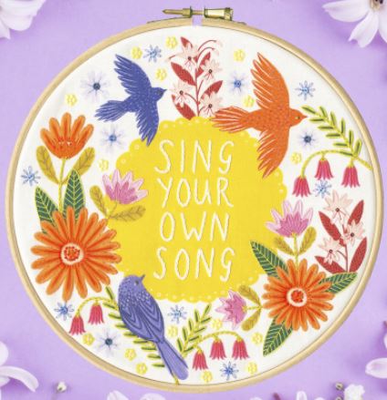 click here to view larger image of Sing (embroidery kit)
