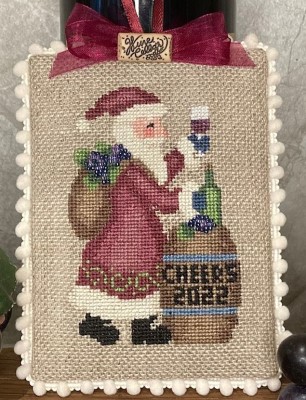 click here to view larger image of Rustic Wine Lovers Santa (chart)