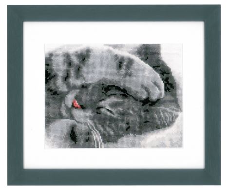 click here to view larger image of Cute Kitten (counted cross stitch kit)