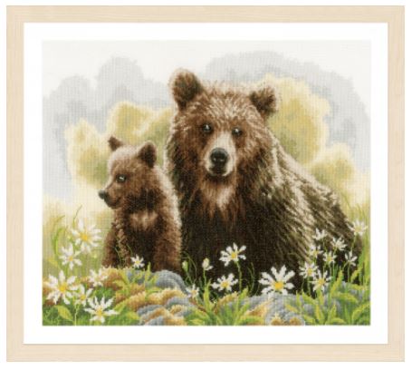 click here to view larger image of Bears in the Woods (counted cross stitch kit)
