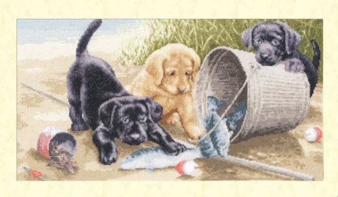 click here to view larger image of Cheerful Game (counted cross stitch kit)