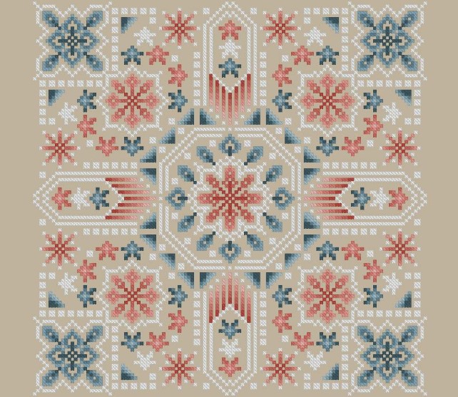 click here to view larger image of Patriotic Mandala (chart (special))