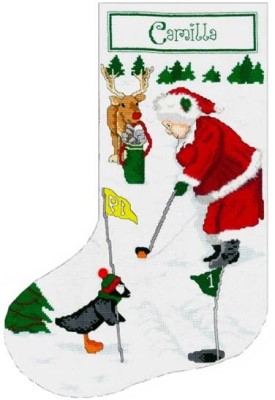 click here to view larger image of Golfing Mrs Santa (chart)