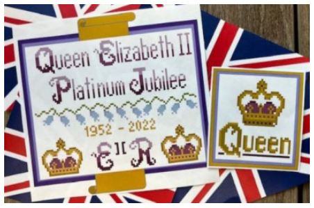 click here to view larger image of Platinum Jubilee (2 designs) (chart)