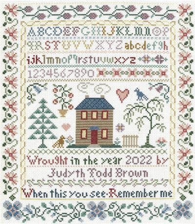 click here to view larger image of Remember Me - Sandra Cozzolino (counted cross stitch kit)