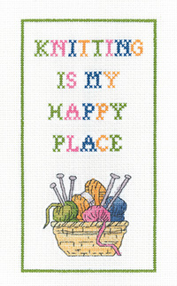 click here to view larger image of Happy Knitting (chart)