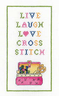 click here to view larger image of Love Cross Stitch (counted cross stitch kit)