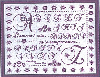 click here to view larger image of Romantic Sampler (chart)