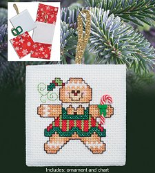 click here to view larger image of Christmas Pocket Ornament - Ginger Girl (chart)