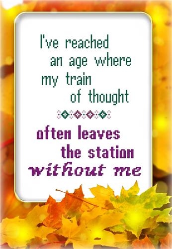 click here to view larger image of Train of Thought (chart)