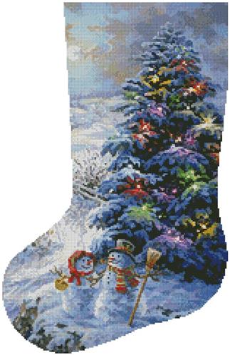 click here to view larger image of Country Shopping Stocking (Left) (chart)