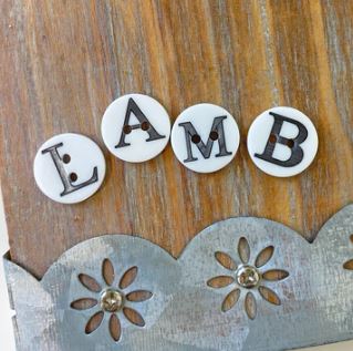click here to view larger image of Just for Fun - Lamb (buttons)