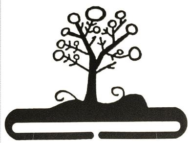 click here to view larger image of Winter Tree Split Bottom - Charcoal 6in (accessory)