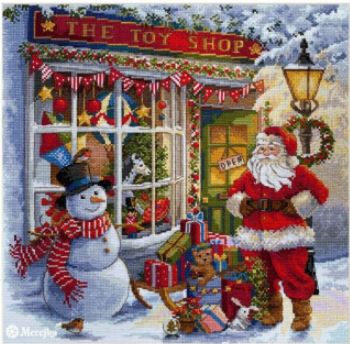 click here to view larger image of Toy Shop, The (counted cross stitch kit)