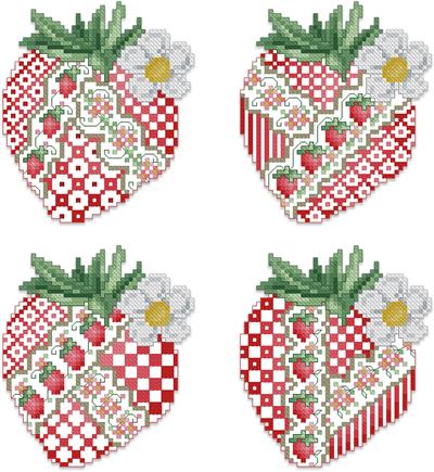 click here to view larger image of Crazy Strawberries Ornaments (chart)