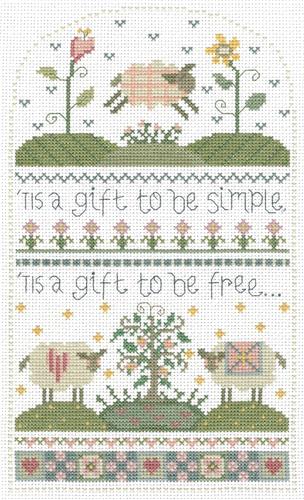 click here to view larger image of Simple Gifts - Gail Bussi (counted cross stitch kit)