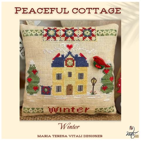 click here to view larger image of Peaceful Cottage - Winter (chart)