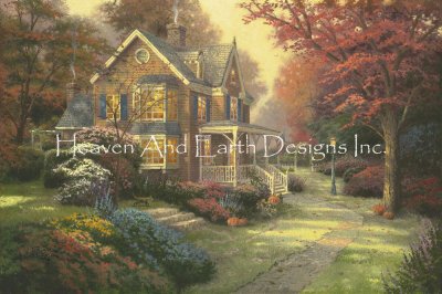 click here to view larger image of Victorian Autumn - Thomas Kinkade (chart)