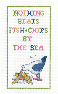 click here to view larger image of By the Sea (counted cross stitch kit)