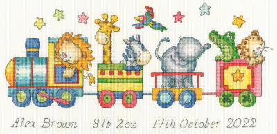 click here to view larger image of Choo Choo Train (counted cross stitch kit)