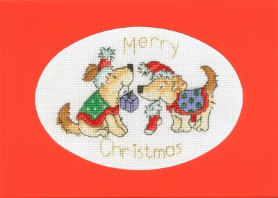 click here to view larger image of Christmas Treats - Christmas Card (counted cross stitch kit)