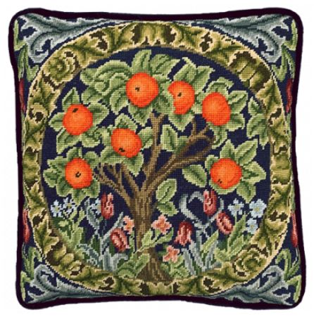 click here to view larger image of Orange Tree - Arts and Crafts (needlepoint kit)