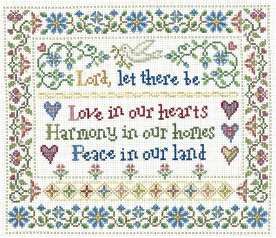 click here to view larger image of Love Harmony Peace - Sandra Cozzolino (chart)