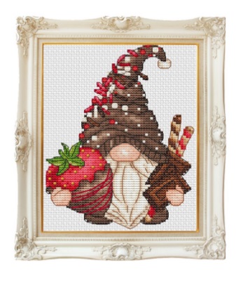 click here to view larger image of Chocolate Strawberry Gnome (chart)
