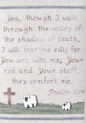 click here to view larger image of Psalm 23 (chart)