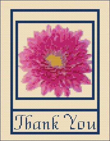 click here to view larger image of Thank You Card 5 (chart)