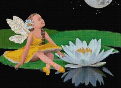 click here to view larger image of Fairy on Lily Pond (chart)