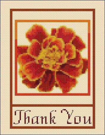 click here to view larger image of Thank You Card 6 (chart)