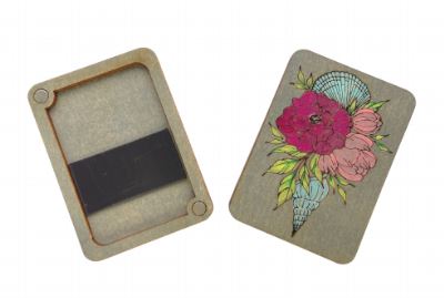 click here to view larger image of Wooden Needle Case/Shells/Flowers - KF056/2 (accessory)