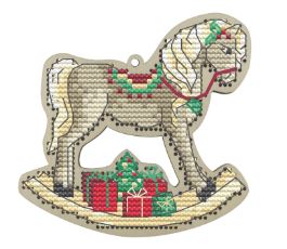 click here to view larger image of Christmas Horse (counted cross stitch kit)