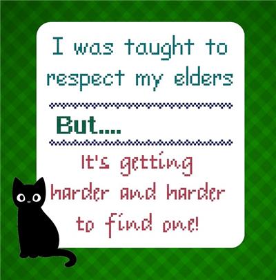 click here to view larger image of Respect for my Elders (chart)
