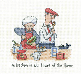 click here to view larger image of Heart of the Home (counted cross stitch kit)