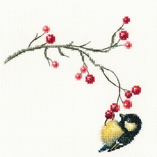 click here to view larger image of Autumn Berries (counted cross stitch kit)