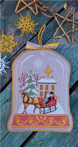 click here to view larger image of Glass Cloche Mini Series - Sleigh Ride (chart)