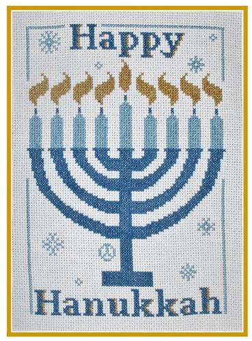 click here to view larger image of Happy Hanukkah (chart)
