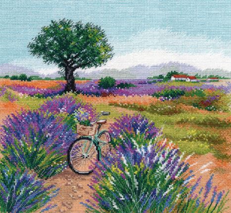 click here to view larger image of Journey to Provence (counted cross stitch kit)