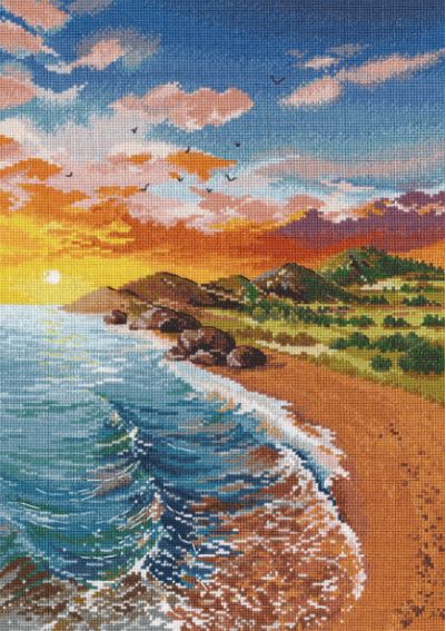 click here to view larger image of Sunset Harmony (counted cross stitch kit)