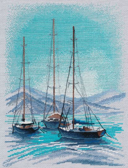 click here to view larger image of Azure Bay (counted cross stitch kit)