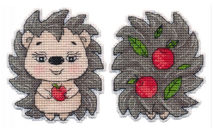 click here to view larger image of Christmas Tree Toy - Hedgehog (counted cross stitch kit)