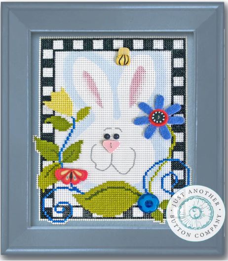 click here to view larger image of Val's Ear-Resistible Rabbit Kit (counted cross stitch kit)