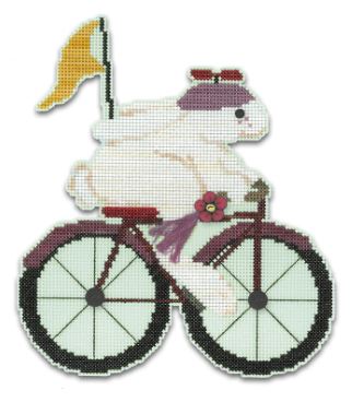 click here to view larger image of Woodland Rabbit Ornament (counted cross stitch kit)
