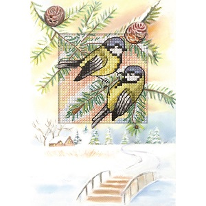 click here to view larger image of Card - SA6269 (counted cross stitch kit)