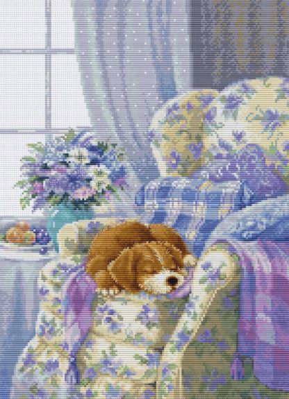click here to view larger image of Cozy Armchair (counted cross stitch kit)