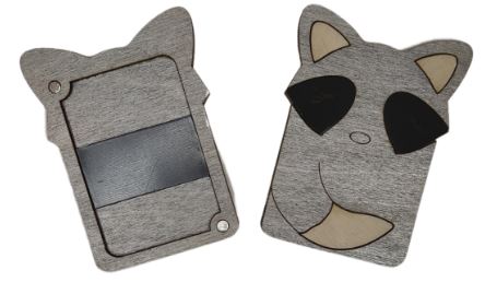 click here to view larger image of Needle Case - Raccoon (accessory)