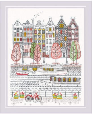 click here to view larger image of City on Water (counted cross stitch kit)